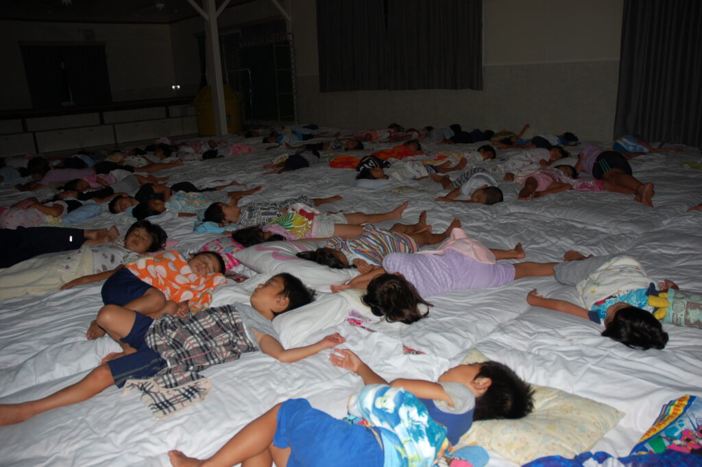 ルンビニ幼稚園お泊まり保育